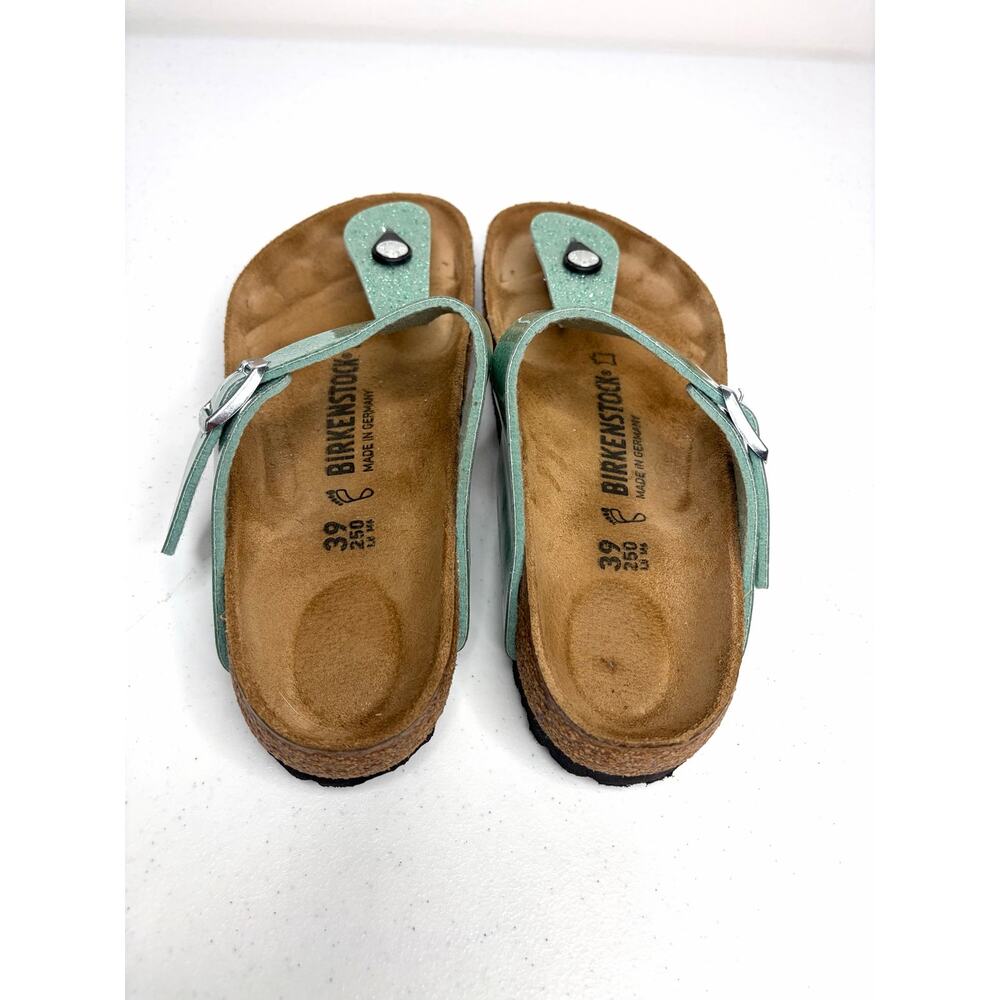 Birkenstock Gizeh Sandals EU 39 Cosmic Sparkle Mineral Beach Coastal Resort - Picture 8 of 11